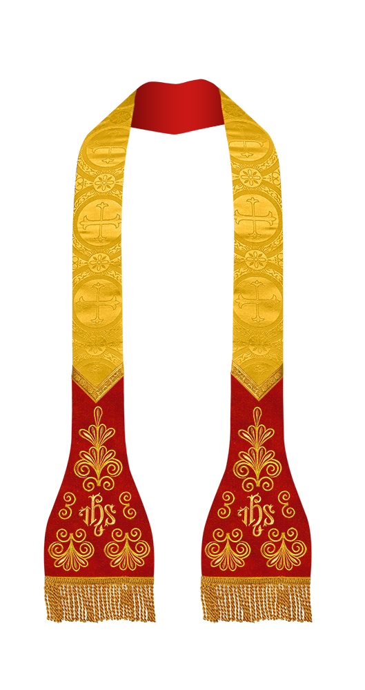 Roman Stole with Liturgical motif