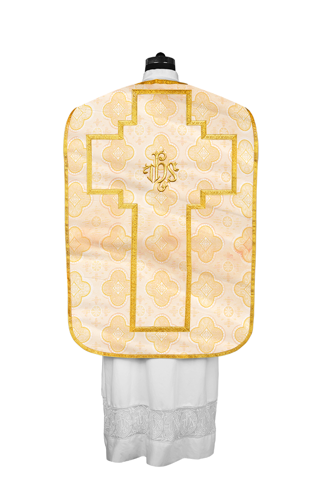 Roman Chasuble with adorned motif