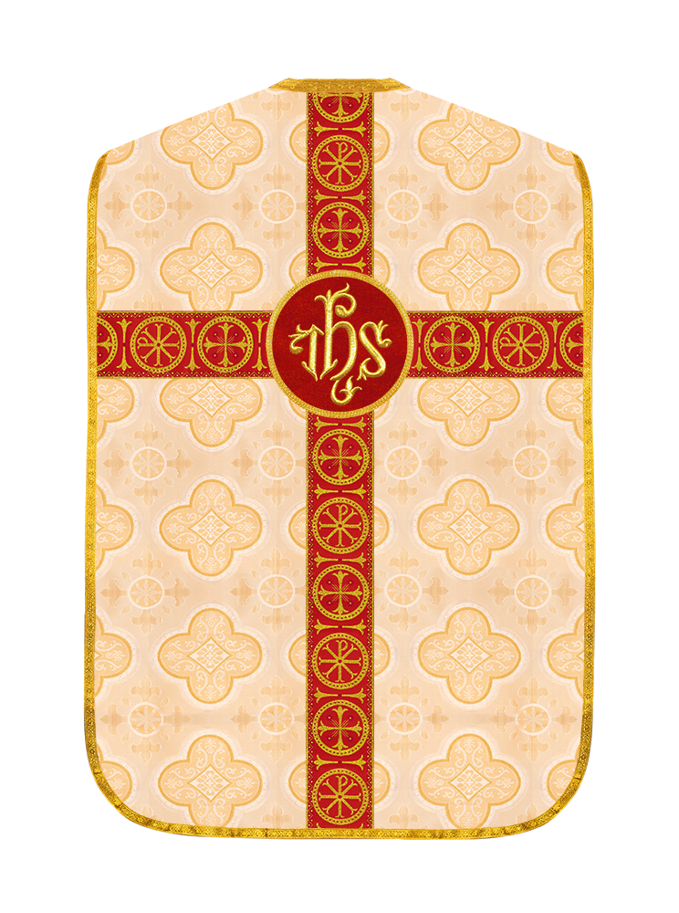 Roman Chasuble with Adorned Orphrey