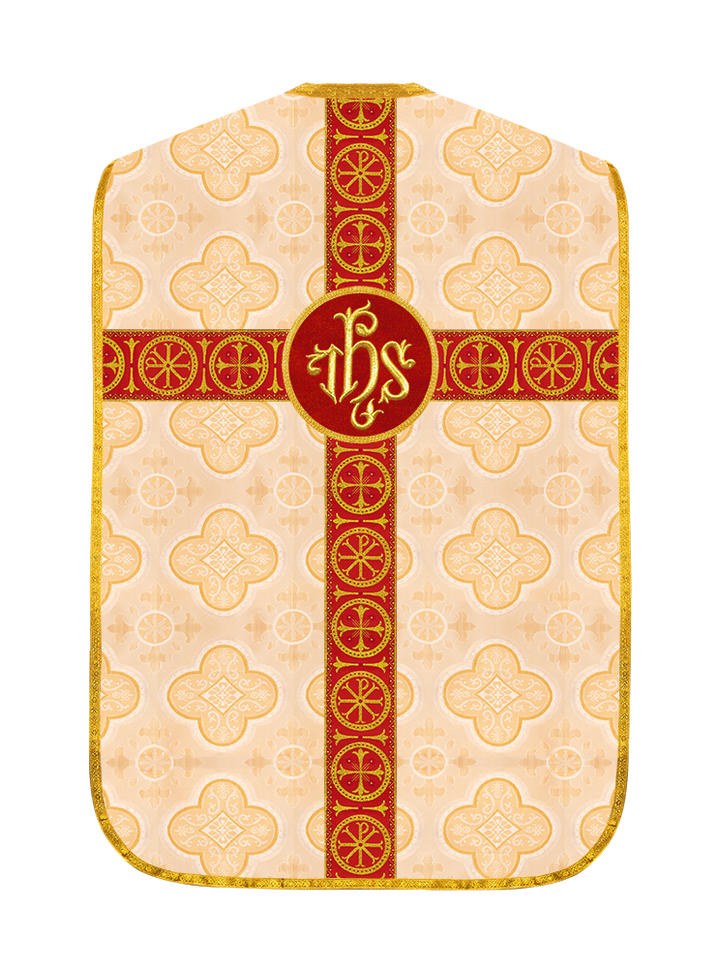 Roman Chasuble with Adorned Orphrey