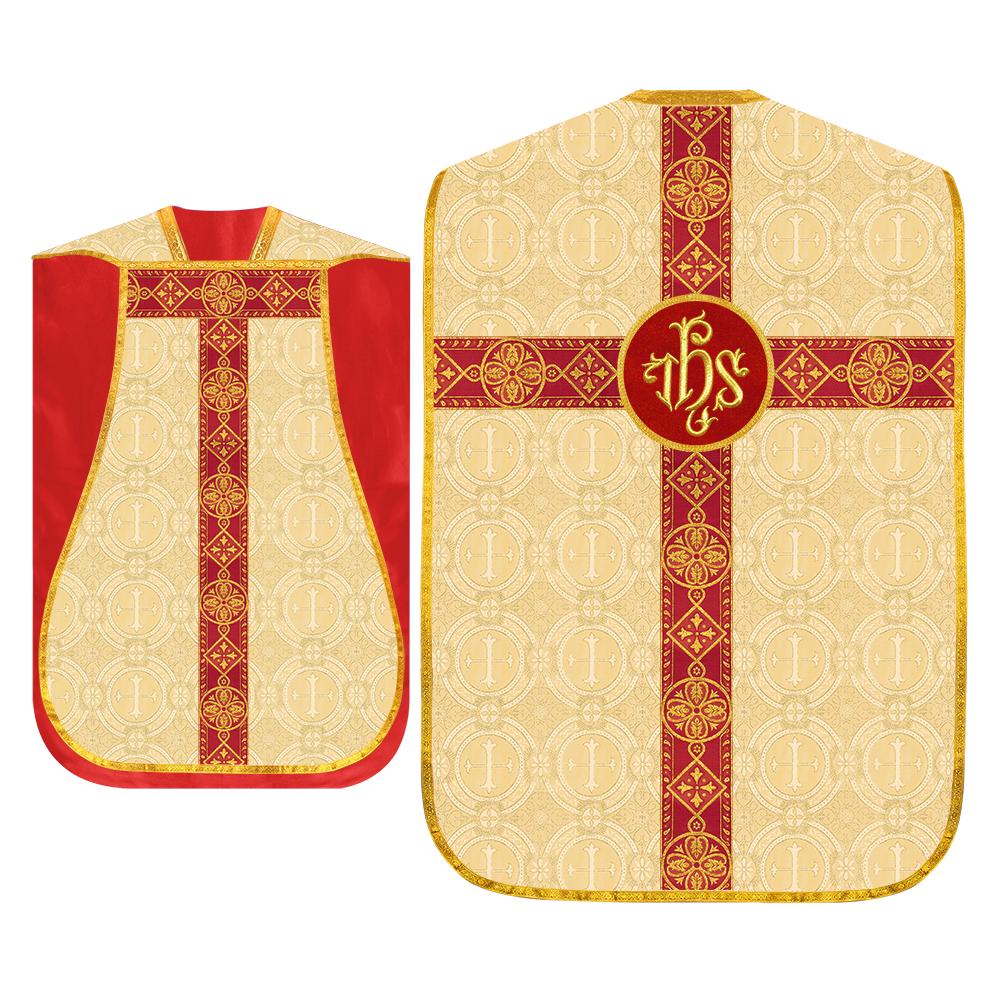 Embroidered Roman Chasuble Vestment