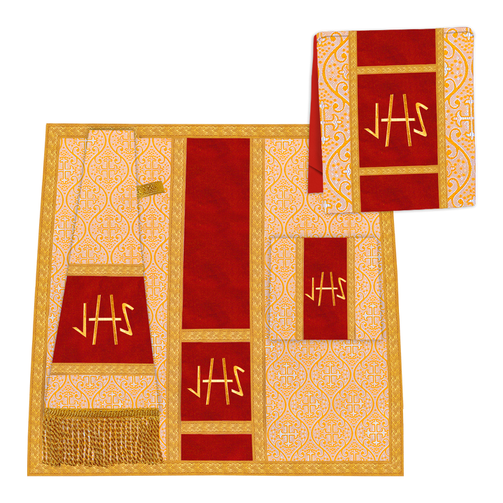 Gothic Chasuble with Ornate Braided Trims