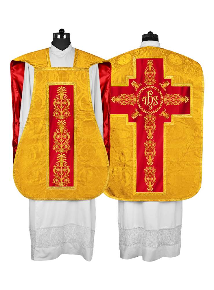 FIDDLEBACK WITH EMBROIDERED ORPHERY