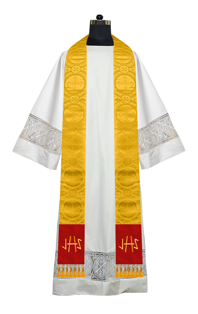 Embroidered Minister Stole with Spiritual motif