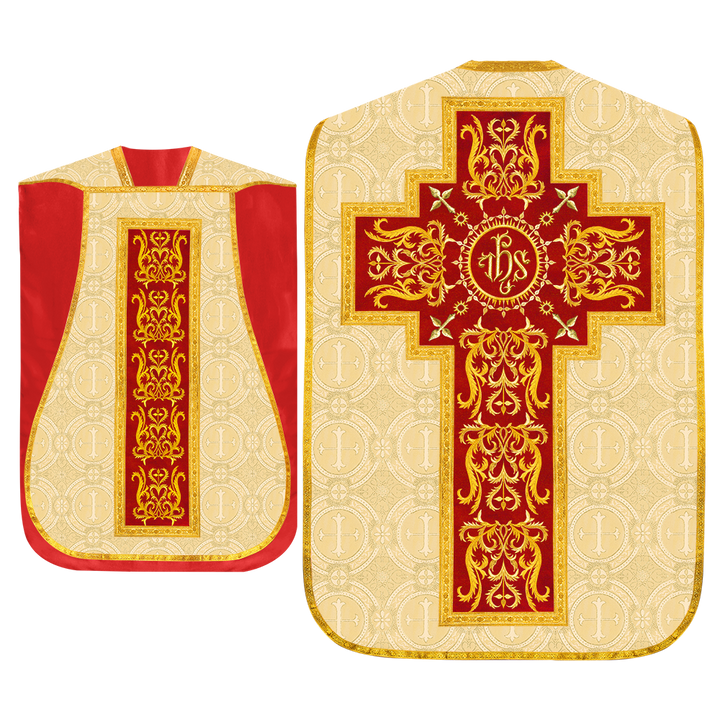 Roman Chasuble with matching stole