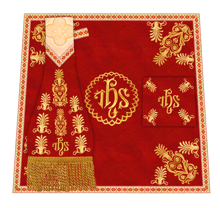 Borromean Chasuble Vestment With Detailed Braids and Trims