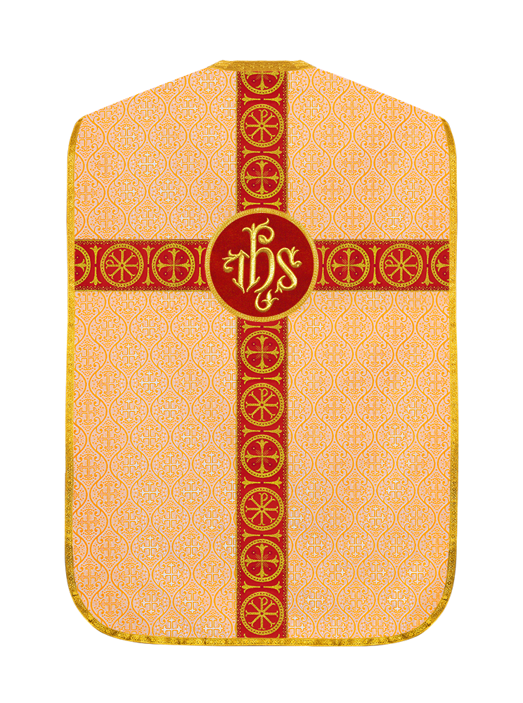 Roman Chasuble with Adorned Orphrey