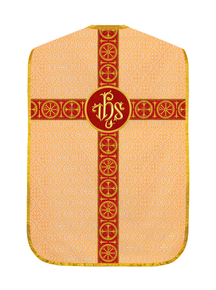 Roman Chasuble with Adorned Orphrey