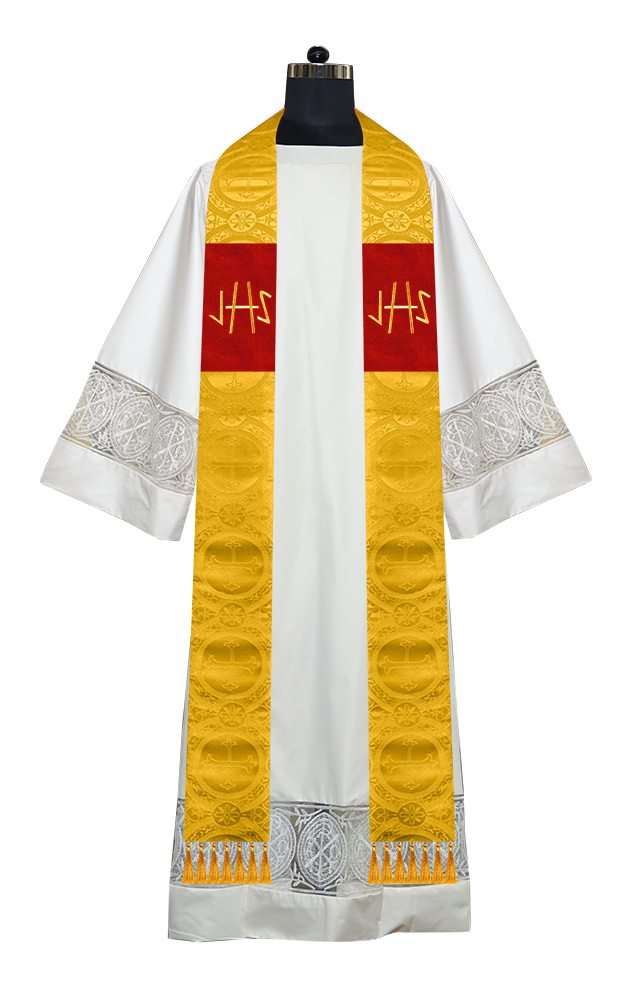 Embroidered Priest Stole with Motif