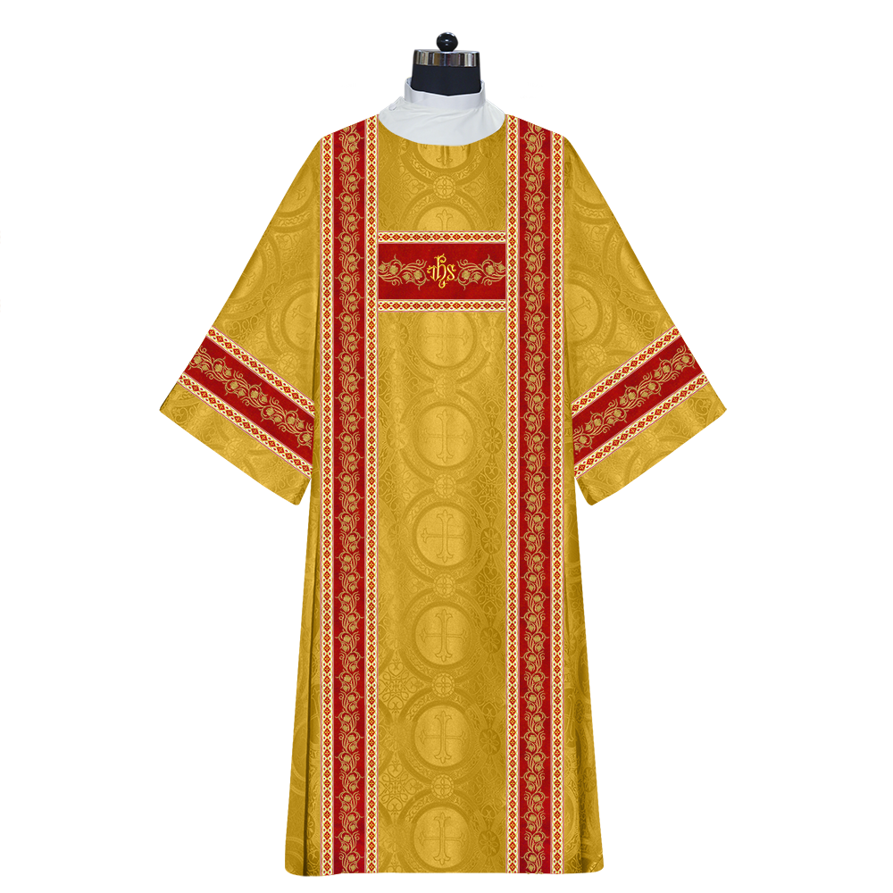 Dalmatics Vestments Adorned With Braids and Trims