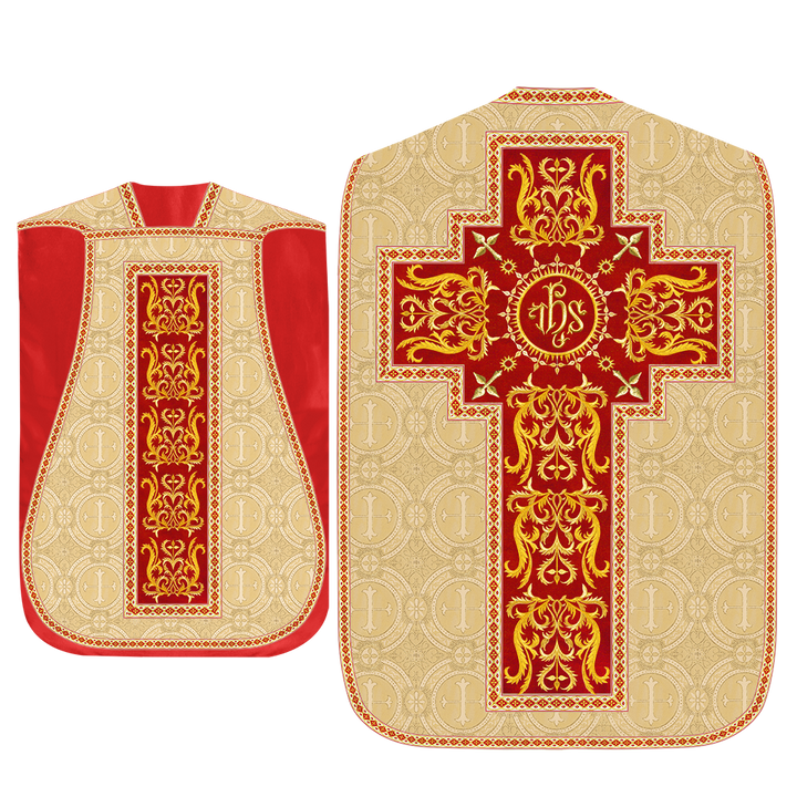 Set of Four Beautiful Roman chasuble vestments