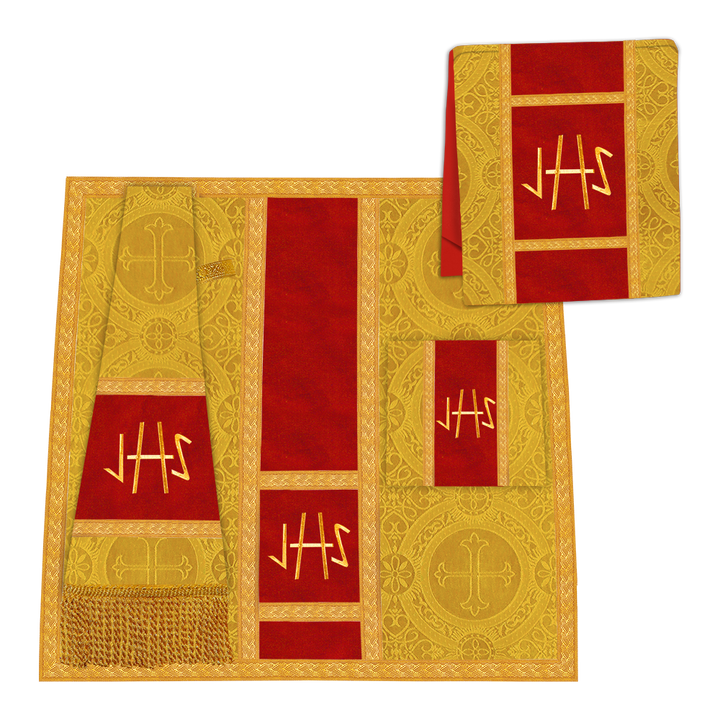 Vestimenta con espalda de violín y motivo bordado 