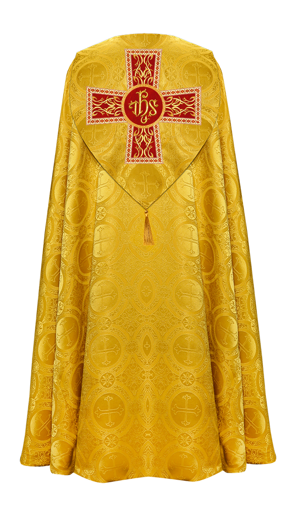 Gothic Cope Vestments With Liturgical Embroidery and Trims