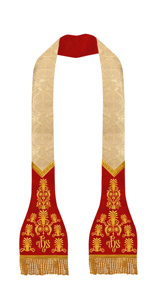Roman Stole with embroidered motif
