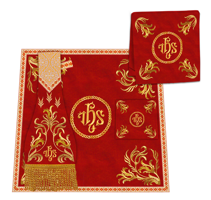 Liturgical Borromean Chasuble With Detailed Embroidery and Trims