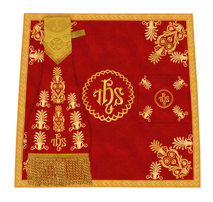 Mass set with solemn designs