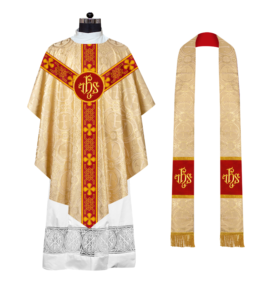 Pugin Chasuble with Designer orphrey