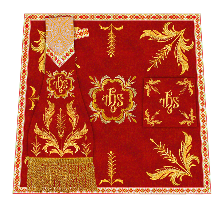 Borromean Chasuble Vestment With Liturgical Trims