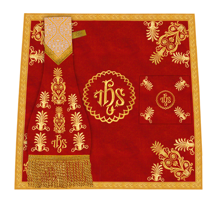 Mass set with solemn designs