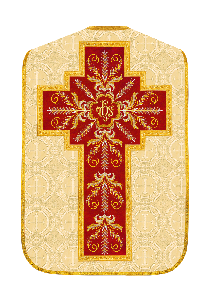 Roman Chasuble with liturgical motifs