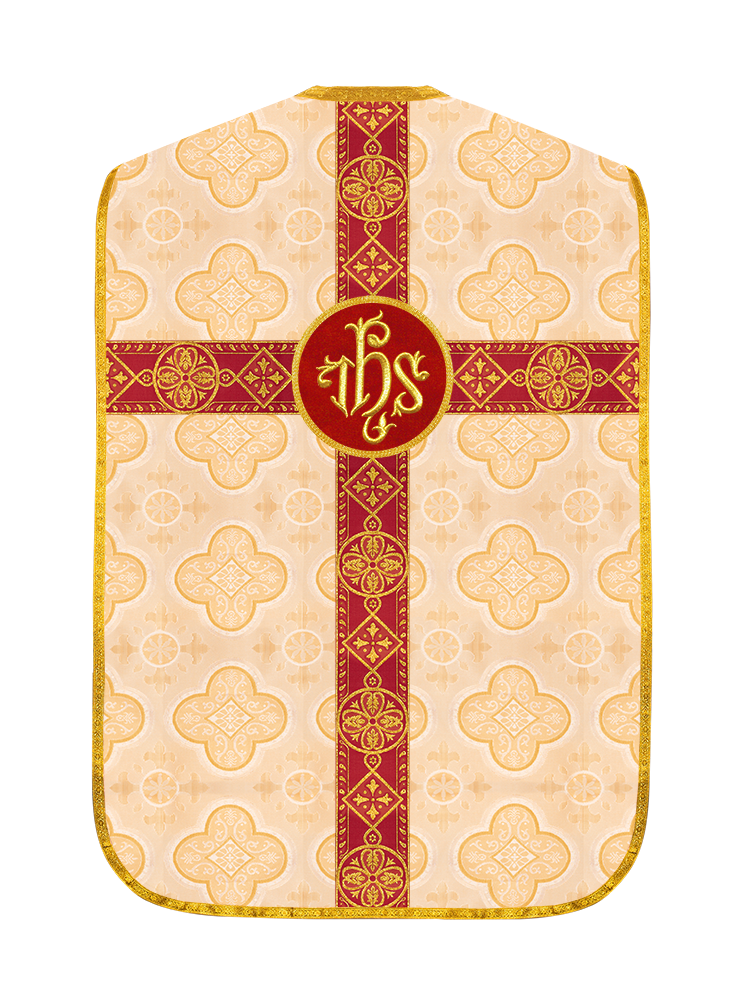 Embroidered Roman Chasuble Vestment