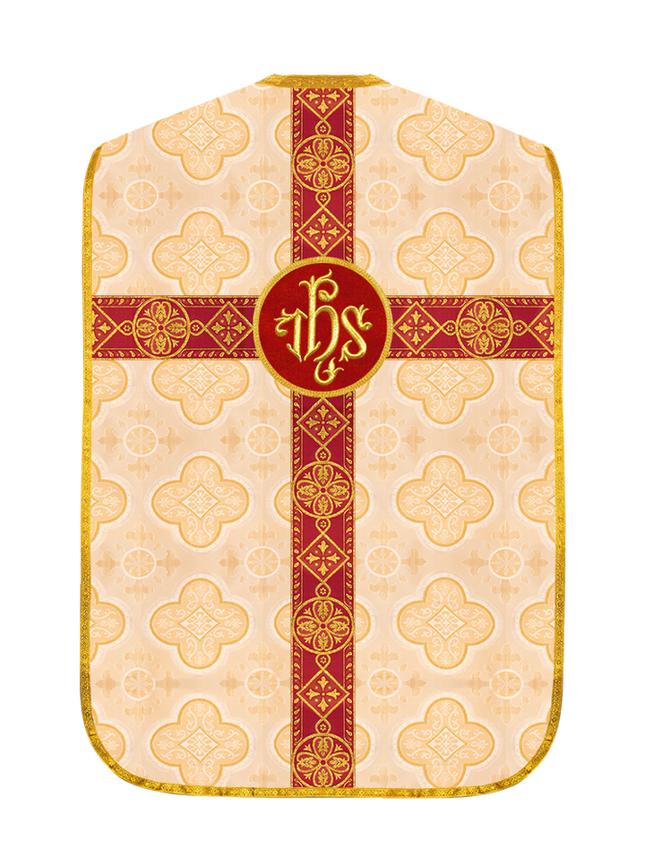 Embroidered Roman Chasuble Vestment