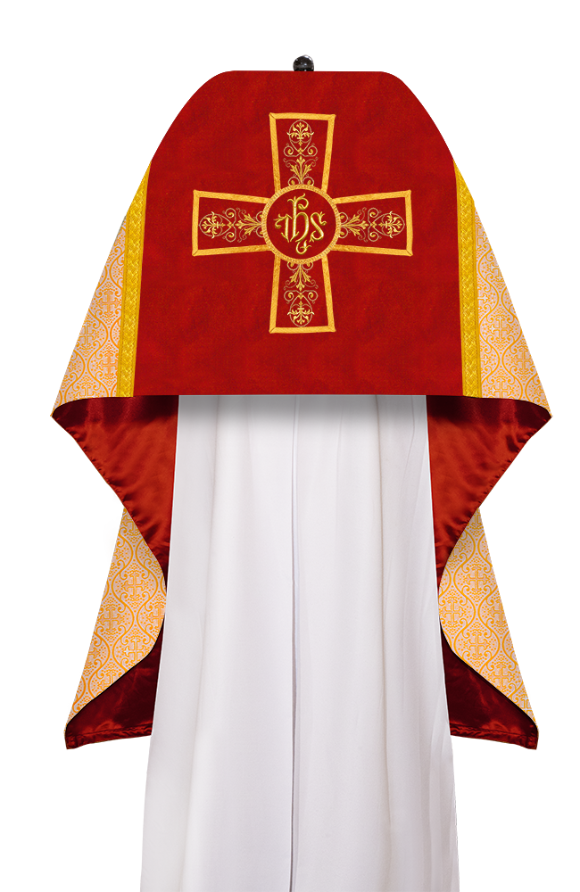 Humeral veil with Vestment Woven Braided Trims