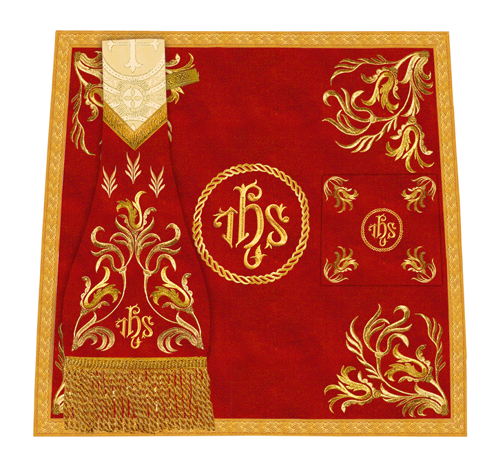 Mass set with golden embroidery