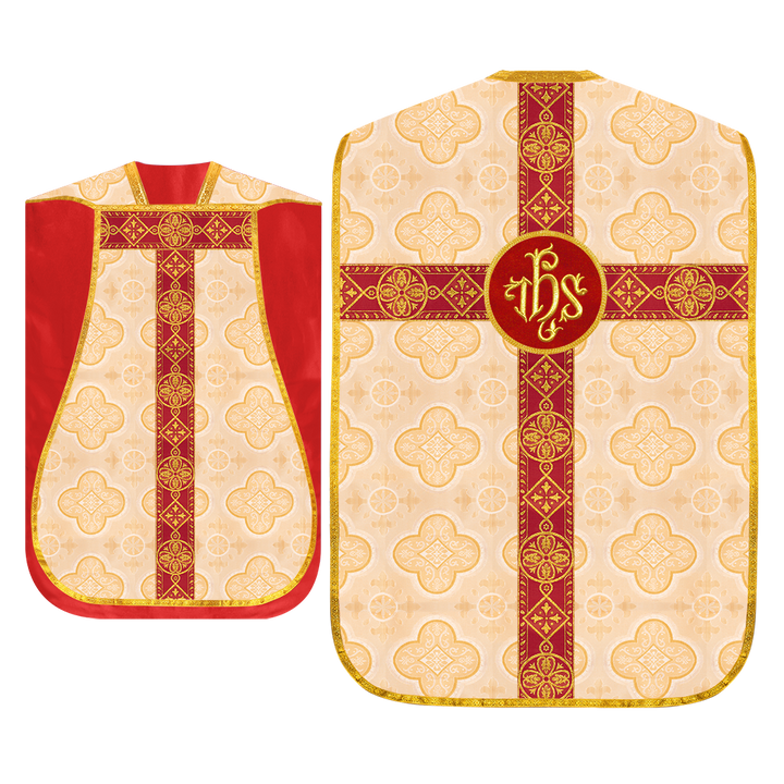 Embroidered Roman Chasuble Vestment