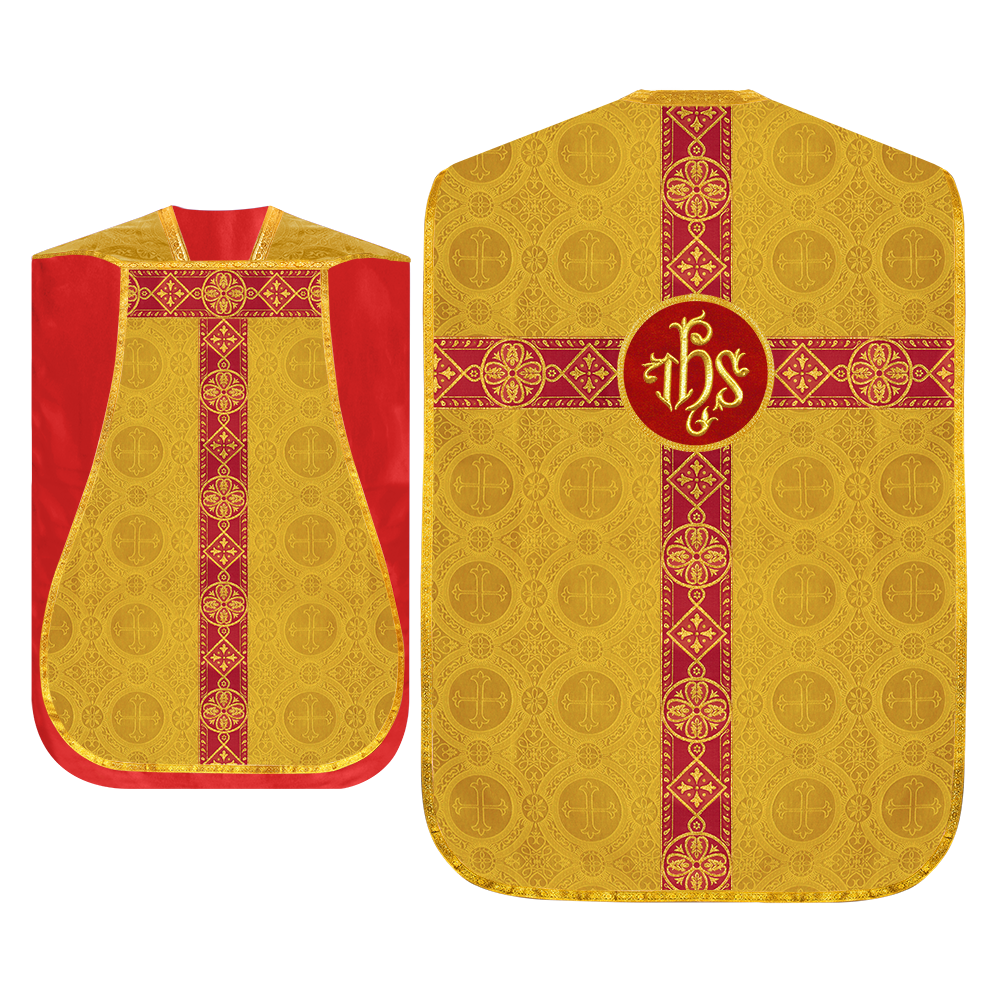 Embroidered Roman Chasuble Vestment