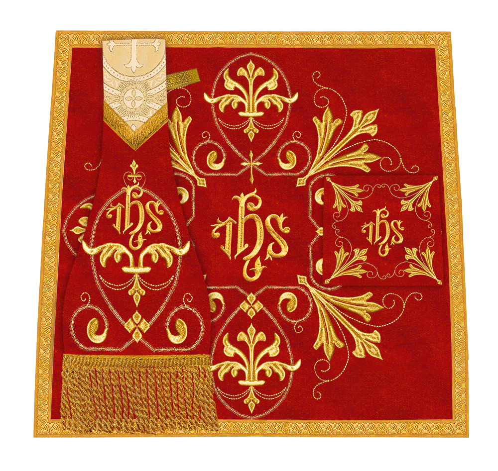 Gothic Chasuble with Ornate Lace