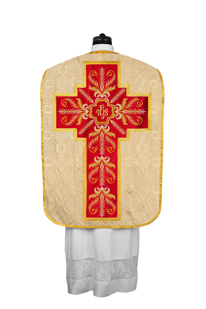 Roman Chasuble with liturgical motifs