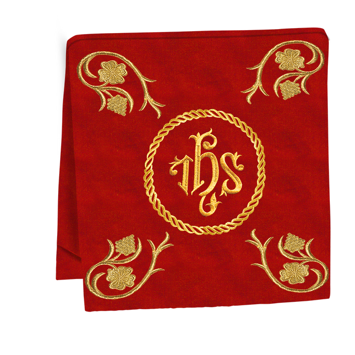 Elegant Embroidered Mass Set with Grapes Design