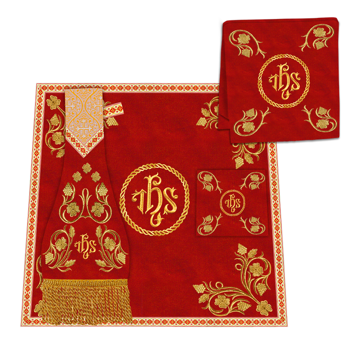 Roman Cope Vestment with Grapes Embroidered trims