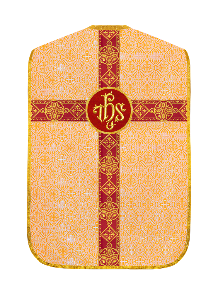 Embroidered Roman Chasuble Vestment