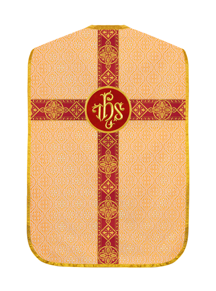 Embroidered Roman Chasuble Vestment