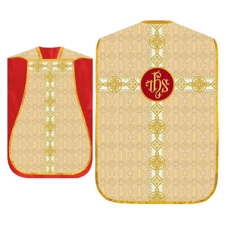 Fiddleback Vestment adorned with lace