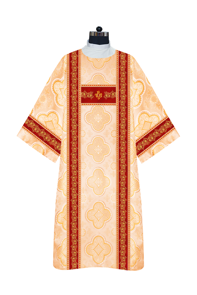 Dalmatics Vestments Adorned With Braids and Trims