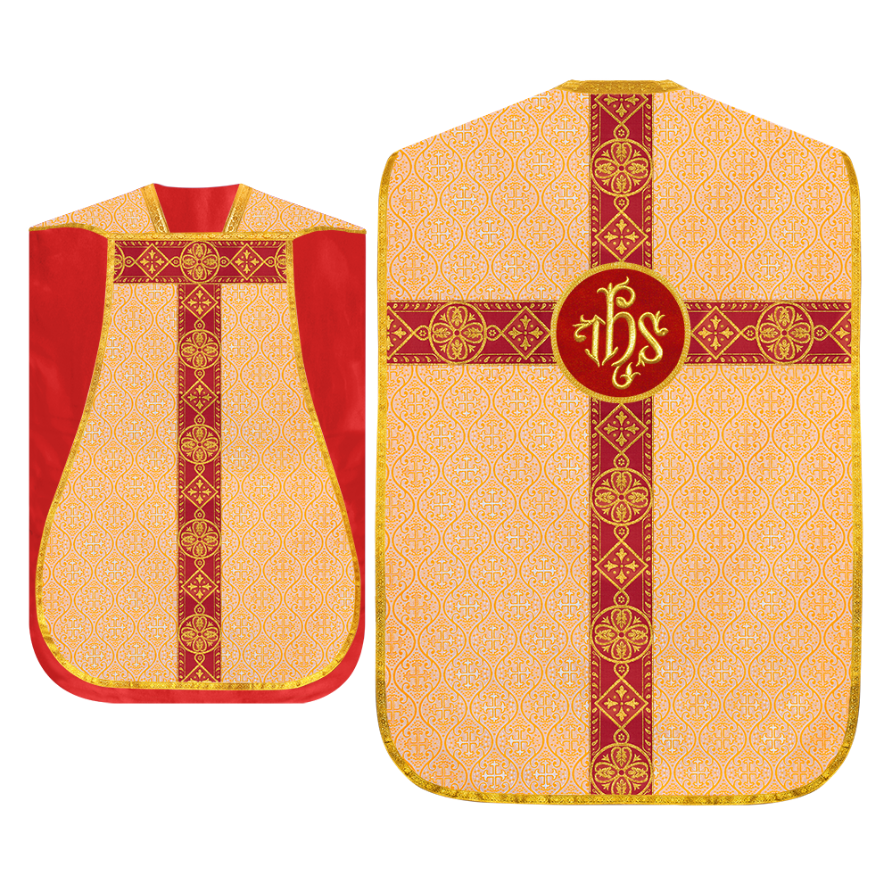 Embroidered Roman Chasuble Vestment