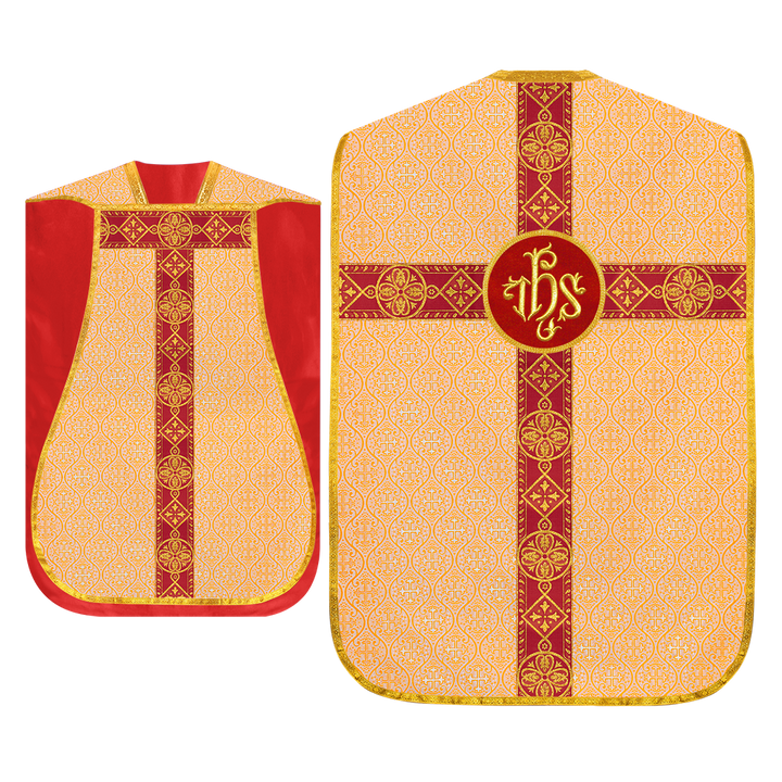 Embroidered Roman Chasuble Vestment