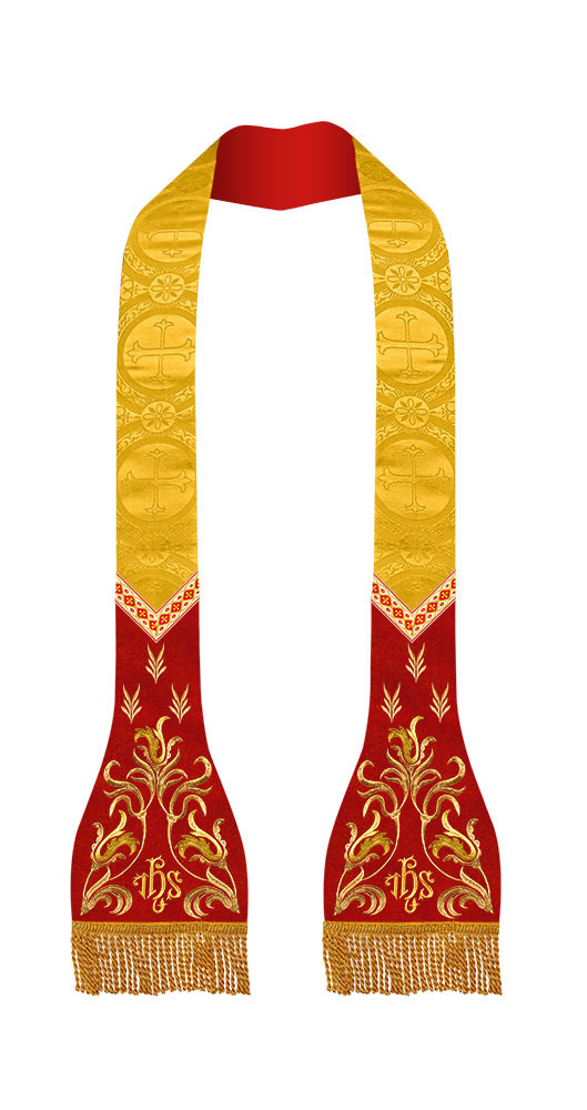 Roman Catholic Stole with Spiritual motif