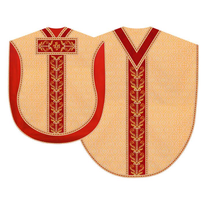 Borromean Chasuble Vestment With Liturgical Trims