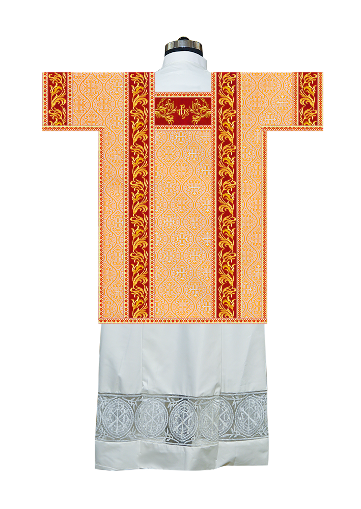 Tunicle Vestment with Woven Braids