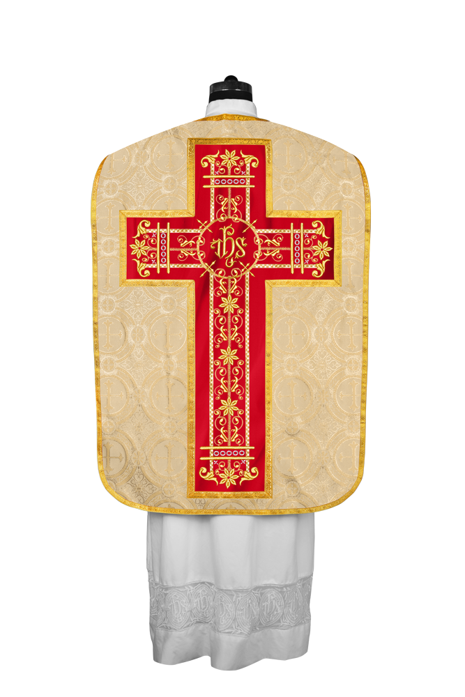 Vestimentas católicas con espalda de violín 