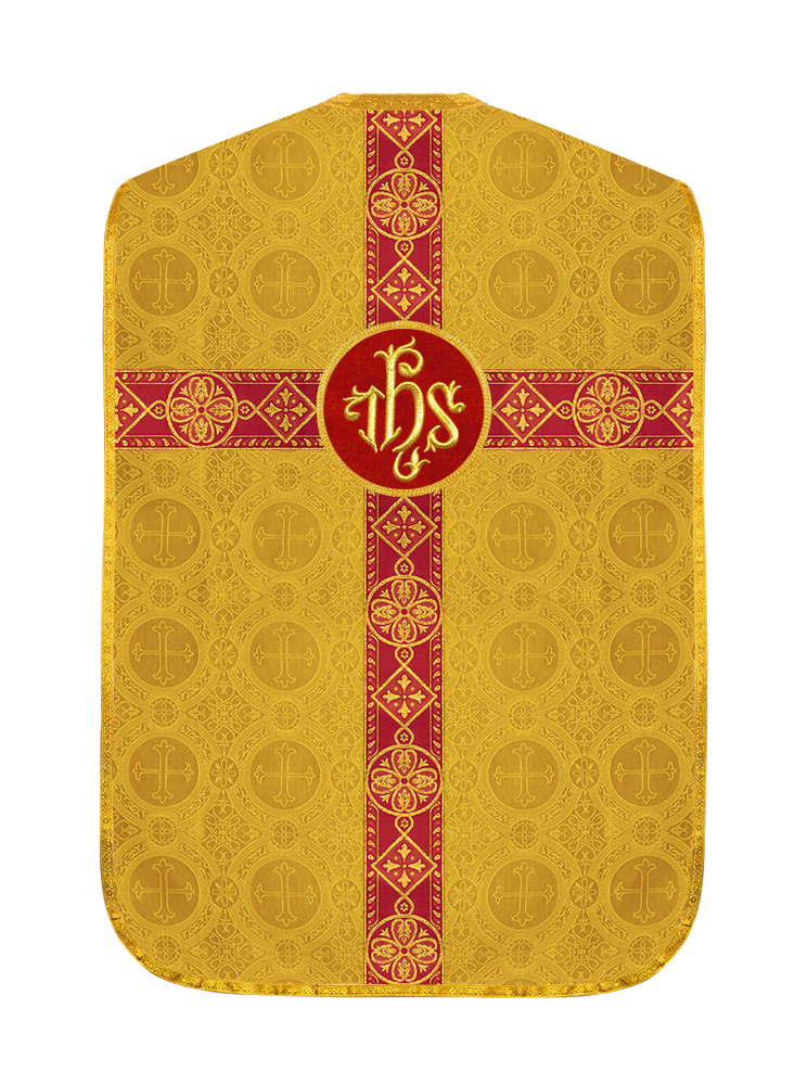 Embroidered Roman Chasuble Vestment