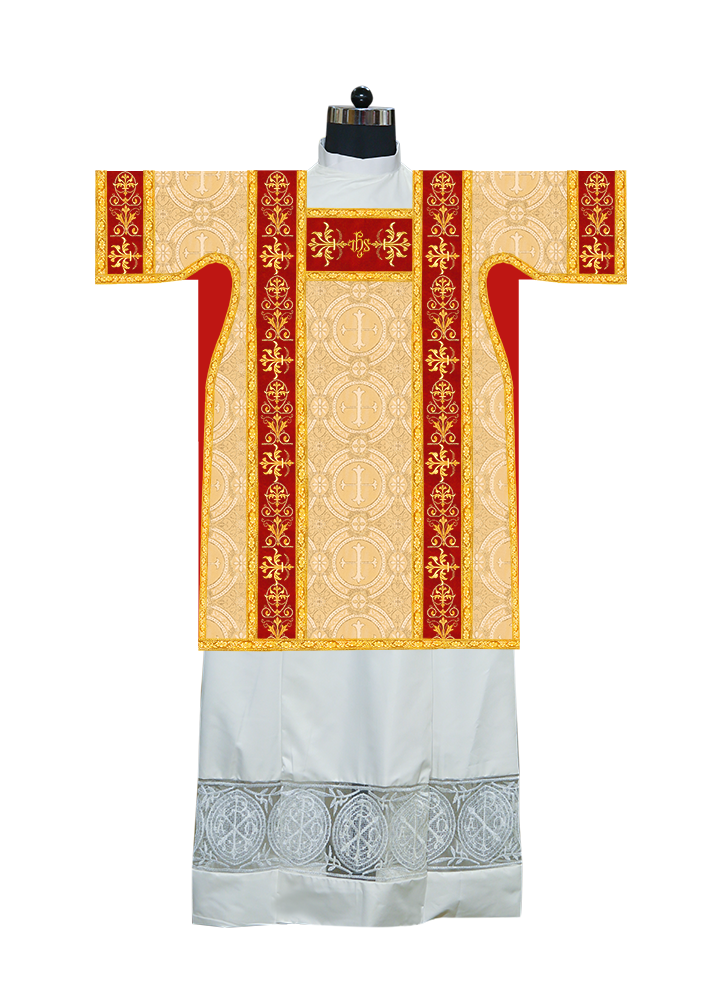 Tunicle Vestment with Adorned Orphrey