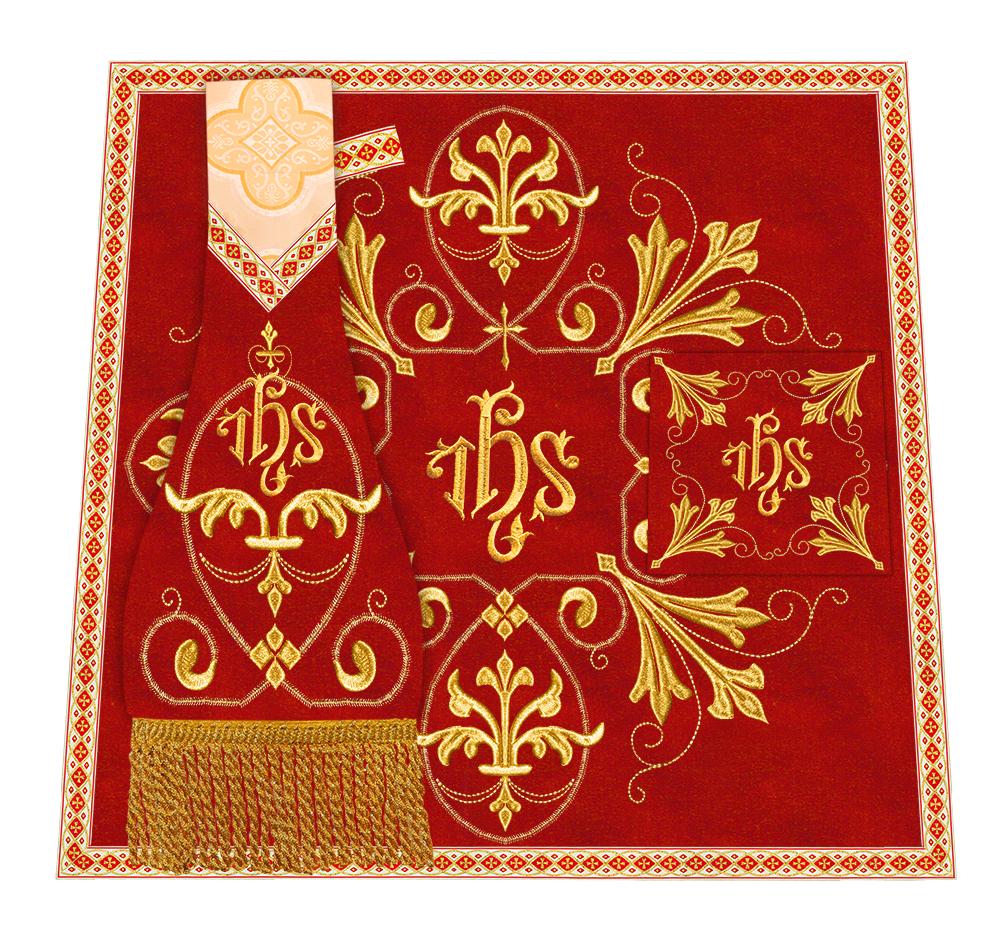 Spiritual Embroidery Mass Set Vestment