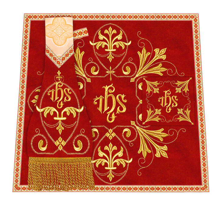 Spiritual Embroidery Mass Set Vestment