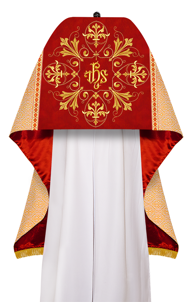 Humeral Veil Vestment with Adorned Liturgical Motif