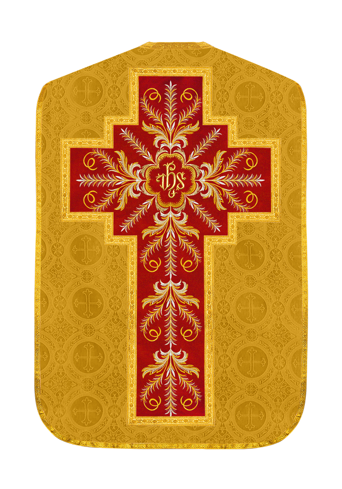 Roman Chasuble with liturgical motifs